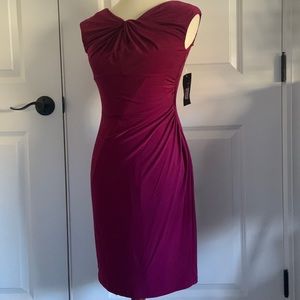 Plum Lauren Ralph dress in Petite size